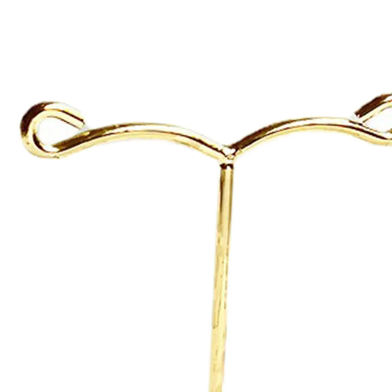 Золотая подставка для демонстрации сережек мини-ювелирных изделий