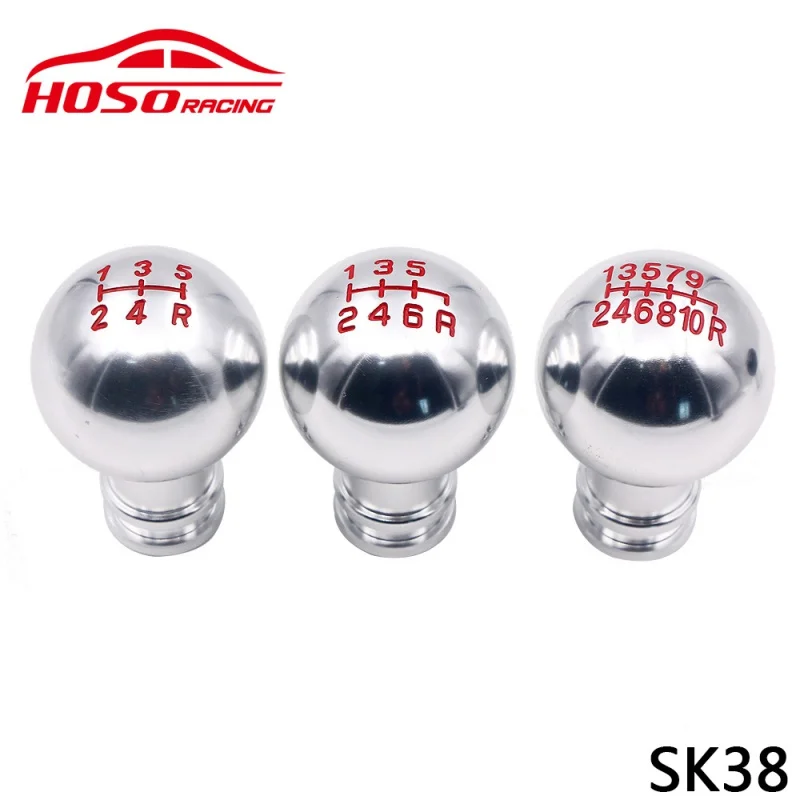 

Car Modified General Metal Circle Gear Head Manual Gear Shift Lever Handle Head Aluminum Alloy Gear Shift Handball SK38