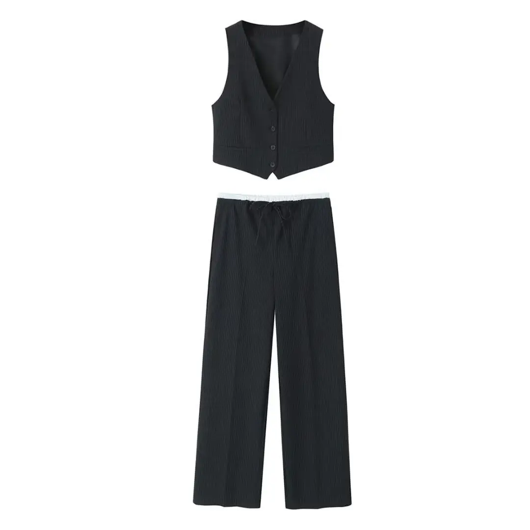 Willshela Женский модный офисный женский комплект Terno и Bretons с высокой талией