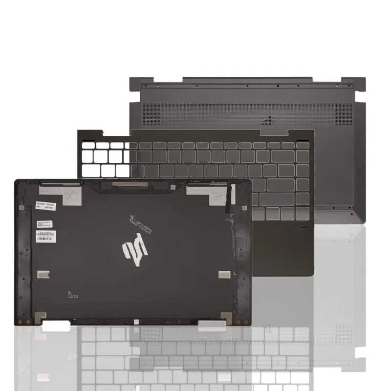 

. For HP ENVY X360 13-AY TPN-C147 L94498-001 LCD Back Upper Top Cover Bottom Shell Lower Laptop Case Black White Palmrest