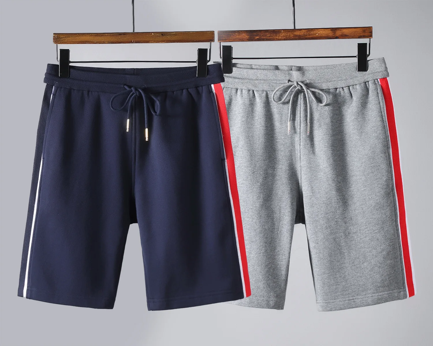 

Весна-лето 2022, мужские и женские шорты, повседневные хлопковые брюки в полоску, спортивные брюки в Корейском стиле