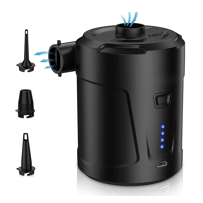 Электрический воздушный насос портативный беспроводной компрессор аксессуары