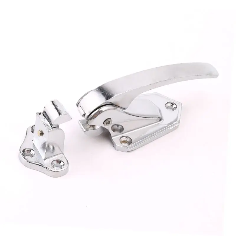 

Zinc Alloy Door Handle Lock Spring Loaded Pull Handle for LATCH For Oven Refrige