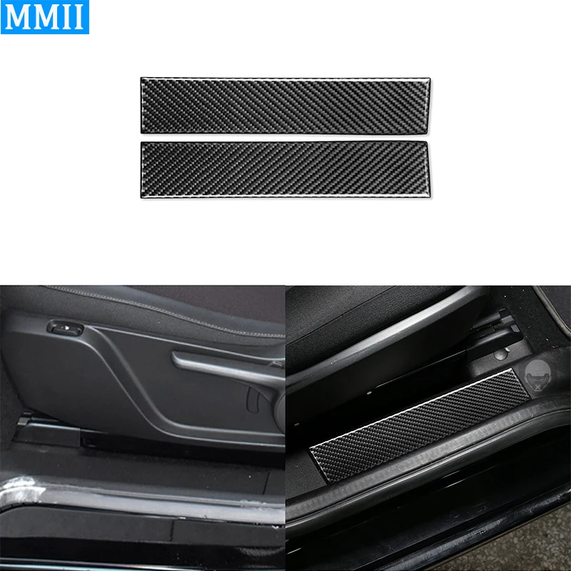 

Для Benz Smart 453 Fortwo 2016-2021 Настоящее углеродное волокно встроенный порог двери балка порог отделка крышка декоративные аксессуары стикер