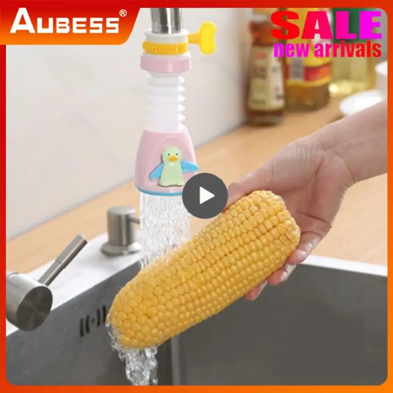 

Simple Faucet Pp+tpr+ps Anti Splash Nozzle Security Scalable General Home Furnishing Adjustable Tightness Rotatable Boxed