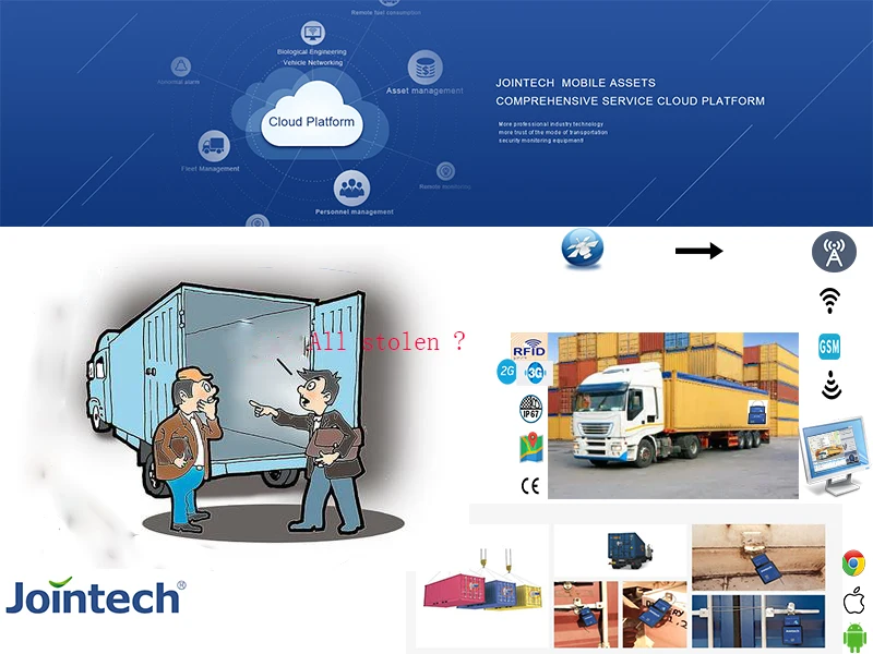 Фото Jointech JT701 GPS 4G 2G GSM электронное удаленное устройство блокировки охранного уплотнения грузовое электронное уплотнение Smart Sim Lock Eseal №5