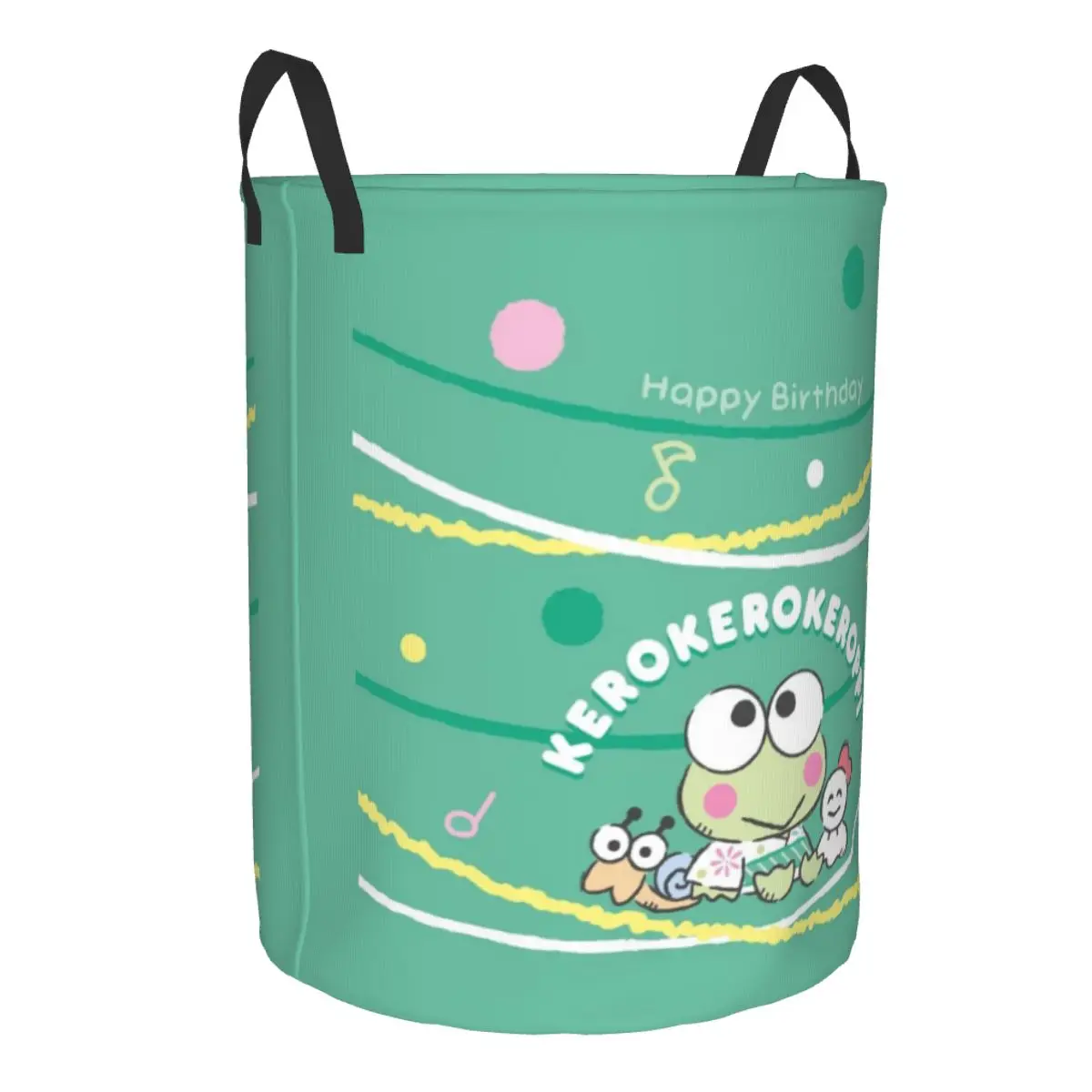 Изготовленная на заказ корзина для белья Keroppi складная одежды с героями