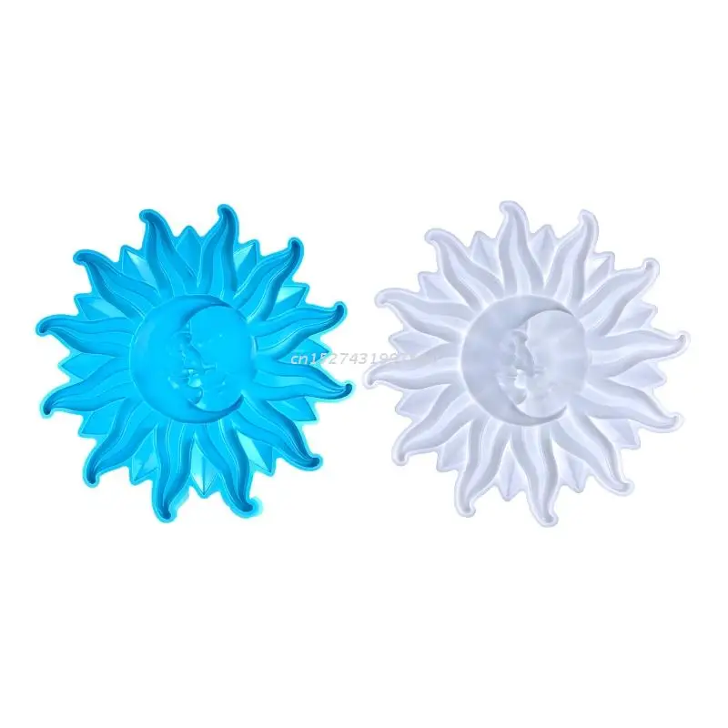 

Crescent Moon Sun Resin Mold Art Decorative Resin Mold Sun Face Silicone Mold