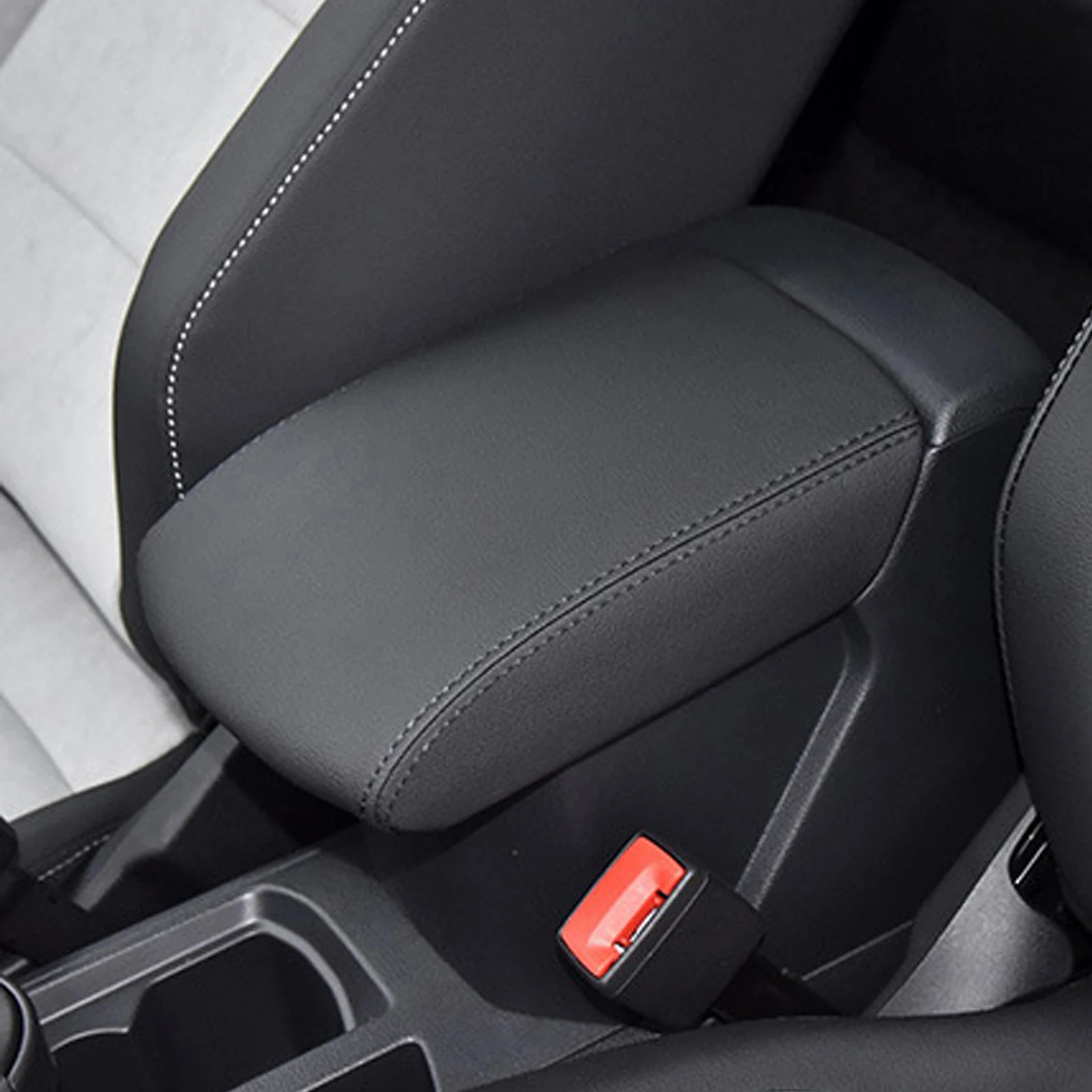 

Защитный чехол на подлокотник для VW T-roc Roc 2019 2020 2021 2022 2023, кожаный чехол на подлокотник автомобиля из микрофибры Volkswagen