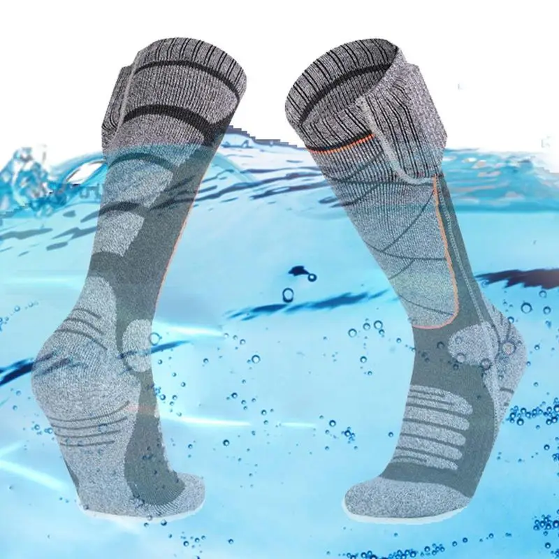 

Женские теплые носки, Регулируемые дышащие носки с подогревом, перезаряжаемые носки с подогревом для зимнего катания на лыжах, охоты, кемпинга, пешего туризма