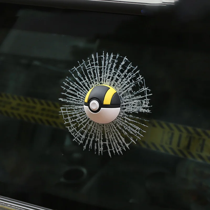 Наклейка на автомобиль Pokemon Poke Ball аниме водонепроницаемое украшение автомобиля