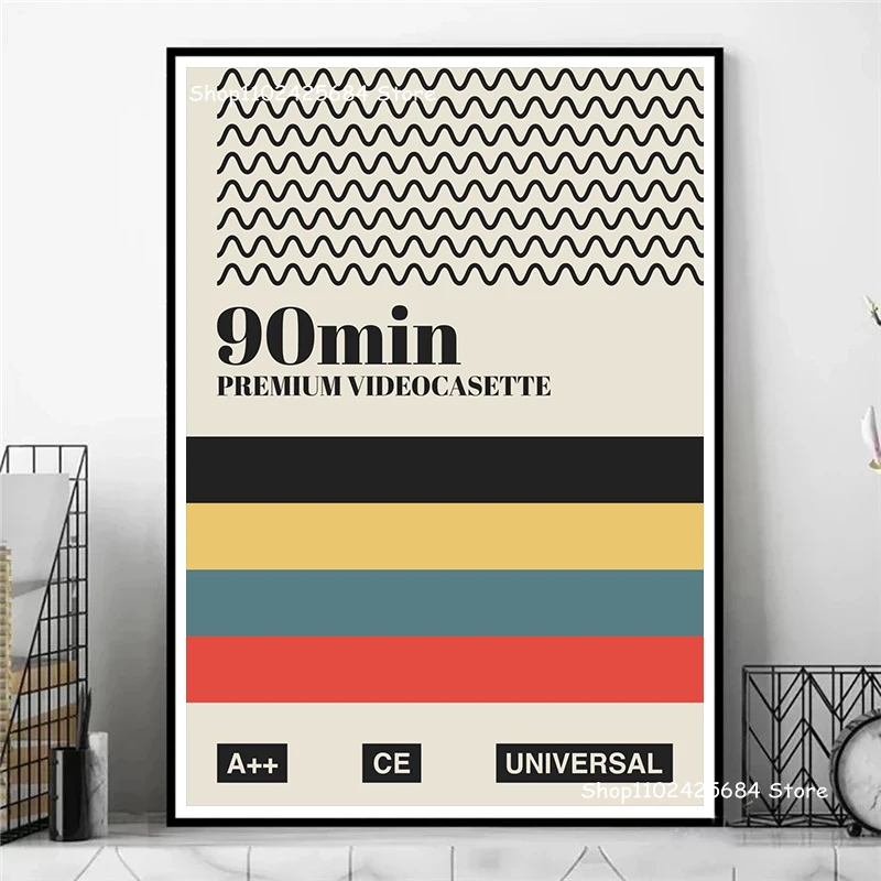 Bauhaus выставочный плакат Винтажный дизайн печать на холсте живопись современный