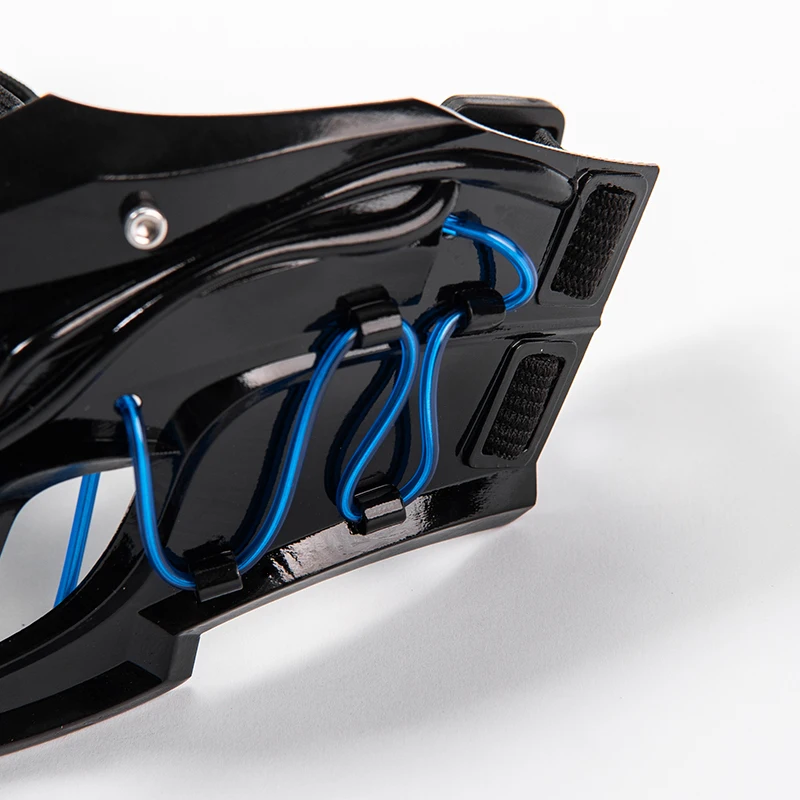 Оригинальный дизайн маска на половину лица ниндзя механическая кибер-защитная