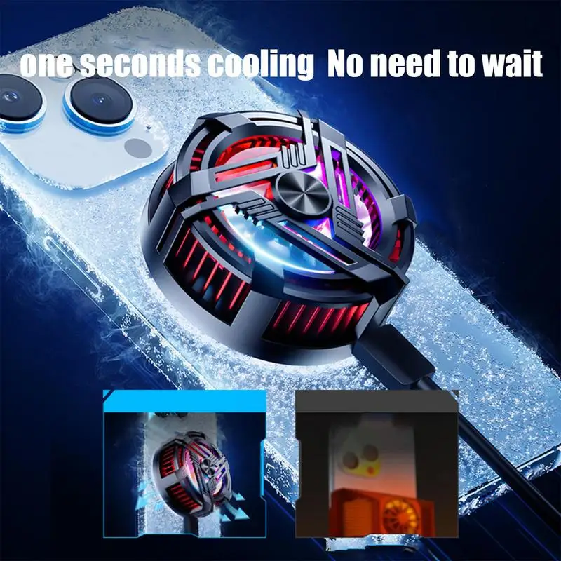 Магнитный кулер-радиатор с полупроводниковым RGB-чипом