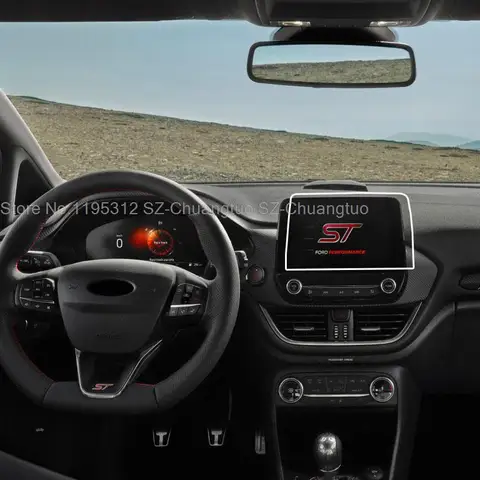 Защита экрана из закаленного стекла для Ford Fiesta ST Active 2022, автомобильный 8-дюймовый сенсорный экран для центра GPS-навигации и информационной системы