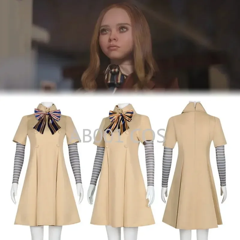 Костюм для косплея M3gan покупка костюма робота с искусственным интеллектом чулки