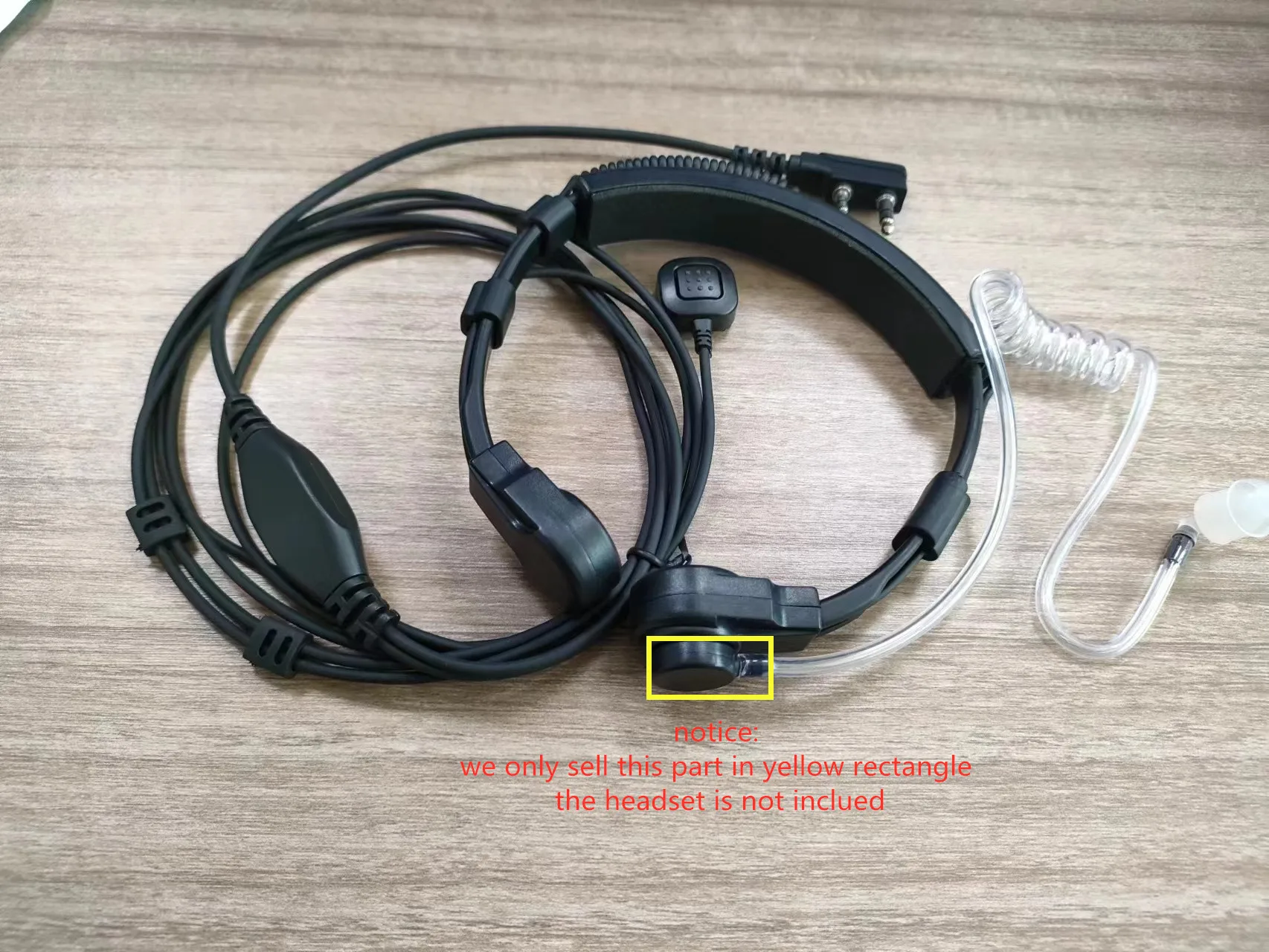 fixing mending repairing accessory round part for walkie talkie throat mic headset (50pcs/bag)
