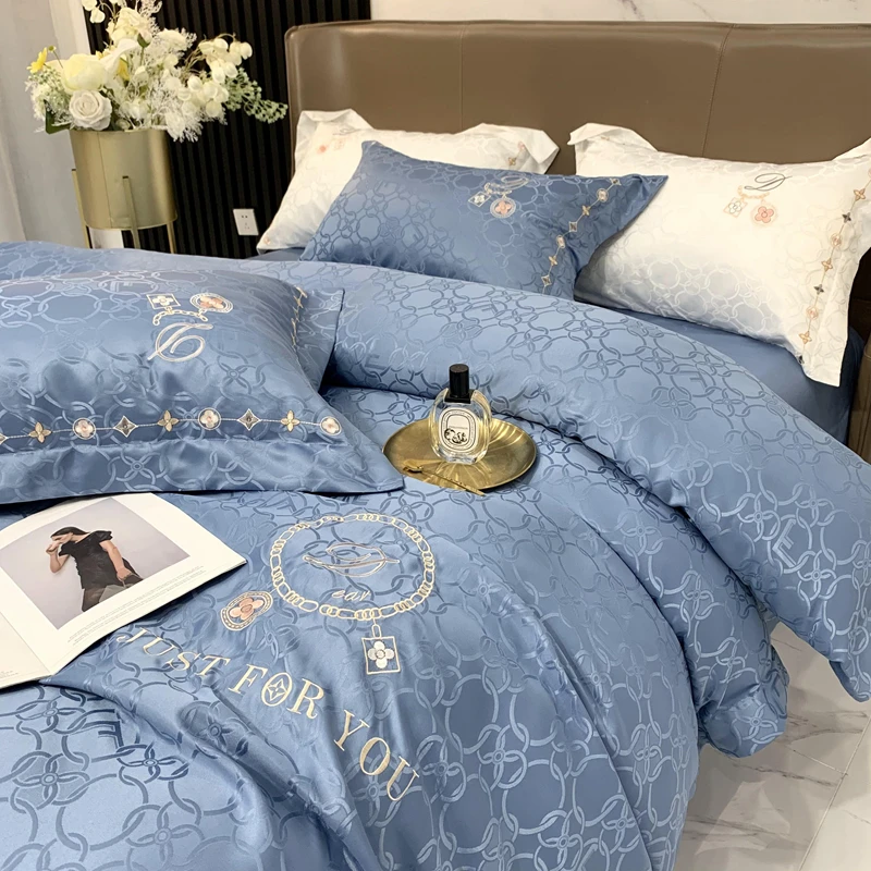 Жаккардовый вышитый хлопковый простой в стирке однотонный свадебный подарочный