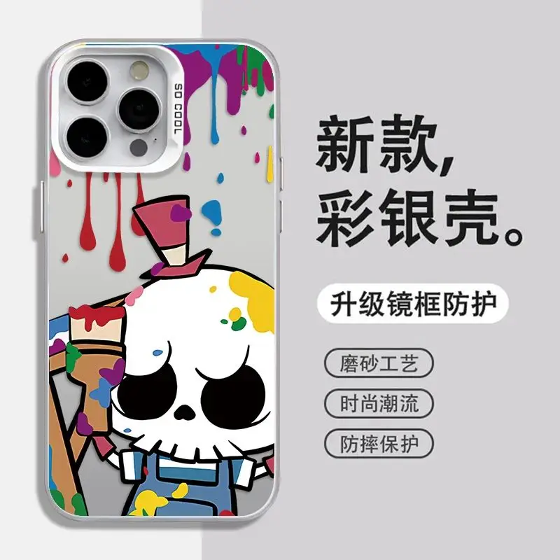 Cartoon Labubu Couples Phone Case for OPPO A16 A17 A18 A31 A37 A38 A55 A57 A58 A74 A76 A78 A94 A98 4G 5G Matte Shockproof Back