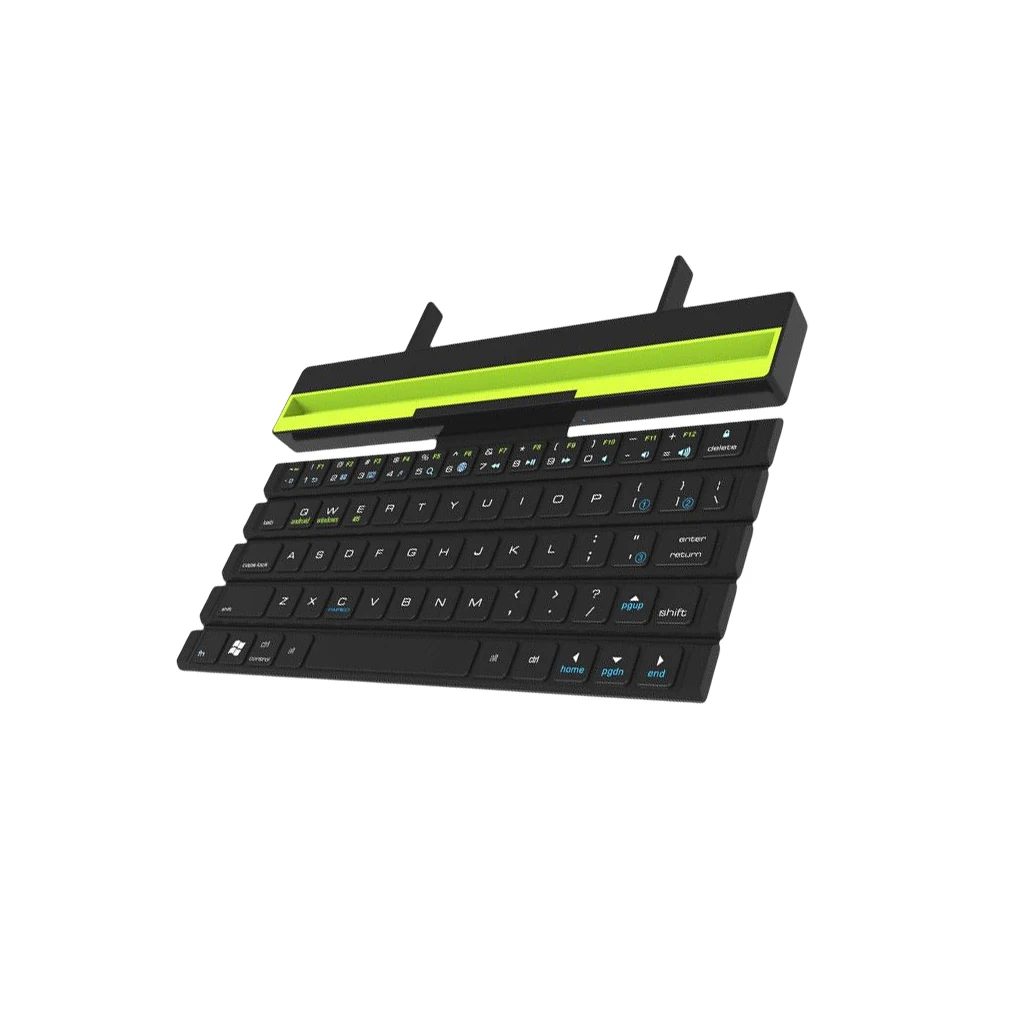 

Foldable Thin Wireless Keyboard Universal Tools Rollable Ergonomics Pocket Keypad Home Television Movie Theater Devices