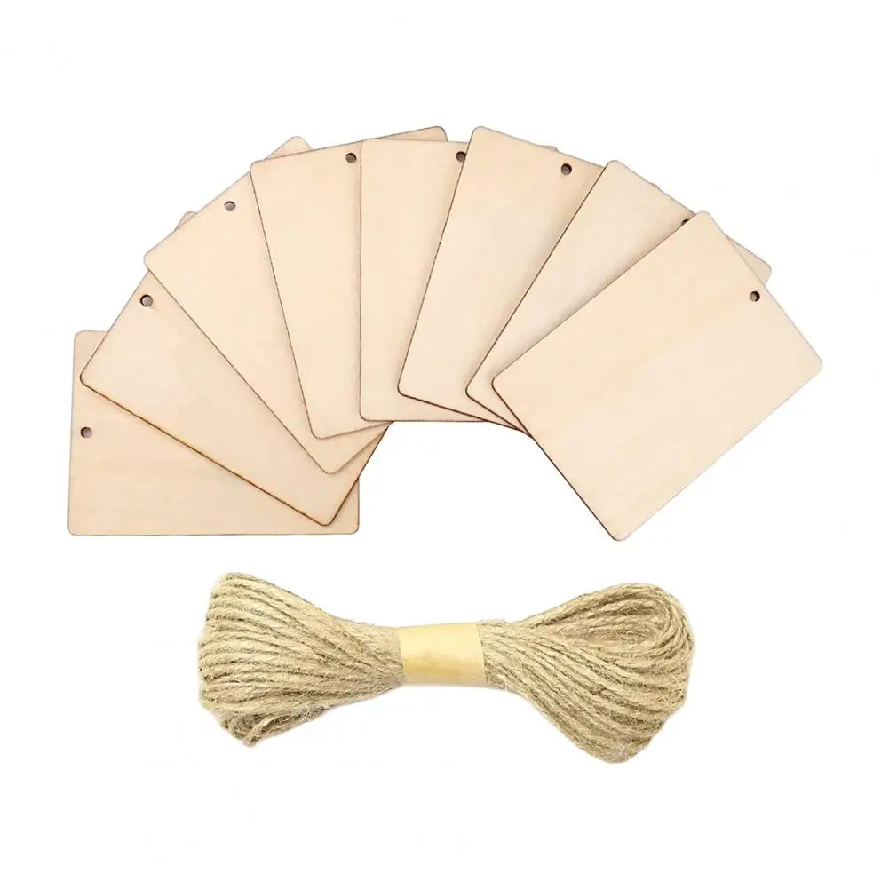 

Этикетки для рисования, 1 набор, экологически чистые открытки для рождественской елки с возможностью записи, не деформируются, для дома