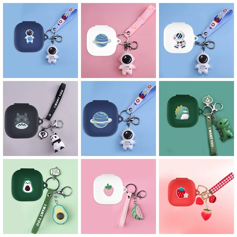 

Чехол для QCY T13 ANC Забавный мультяшный динозавр/Милая панда силиконовый защитный чехол для наушников Аксессуары коробка для QCY T13