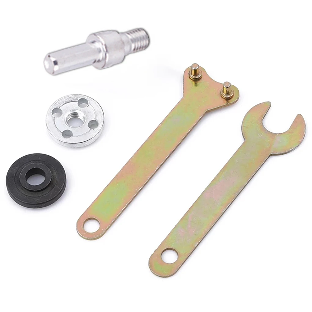

5 Pcs/Set Drill Conversion Connecting Rod Wrenches Gaskets Household Portable Grinder Adapter Converter Woodworking