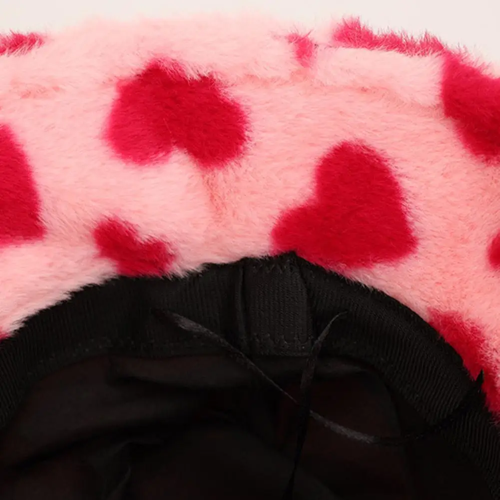 Женская корейская розовая шерстяная панама утолщенная теплая шляпа-ведро с