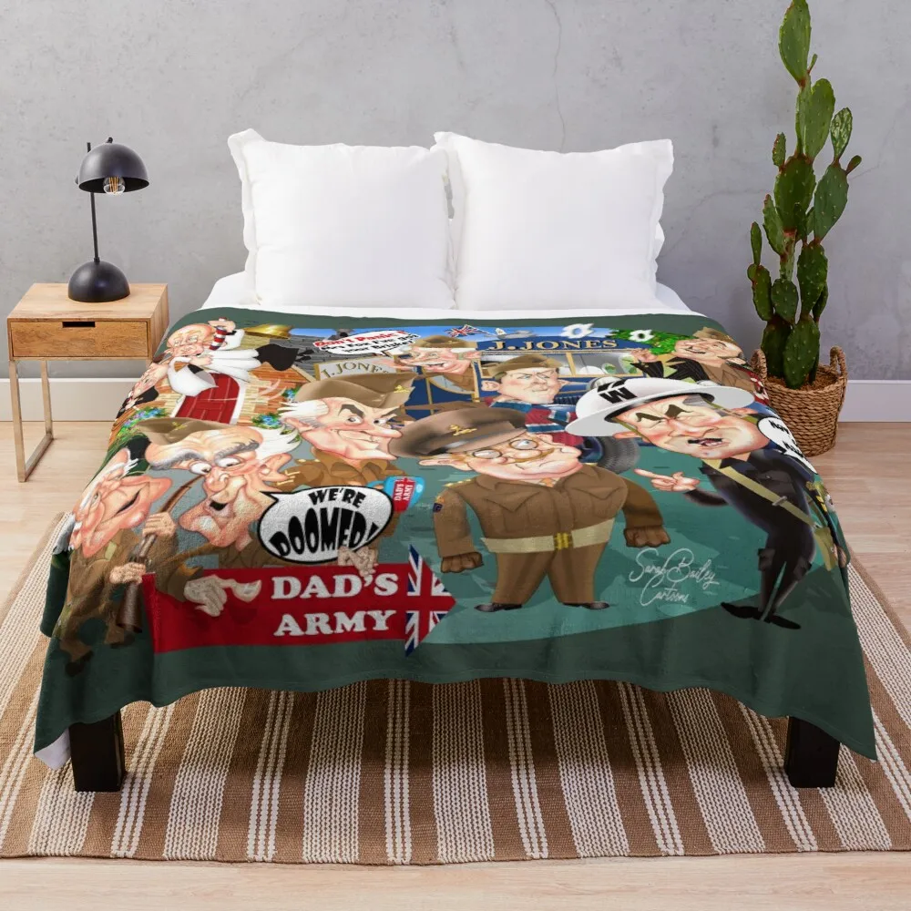 

Dads Army Collective Throw Blanket moving blanket