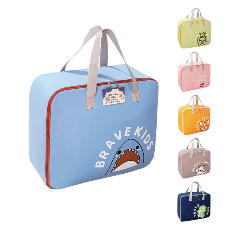 

Милый мультяшный дорожный органайзер, сумка для домашнего хранения инструментов, сумка для хранения, сумка для чемодана, ручной дизайн, сумка для хранения одеял для детей