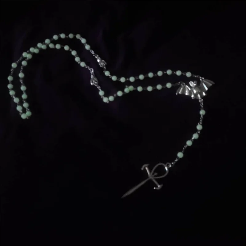 

Glow in the dark Hunger Vampire Rosary