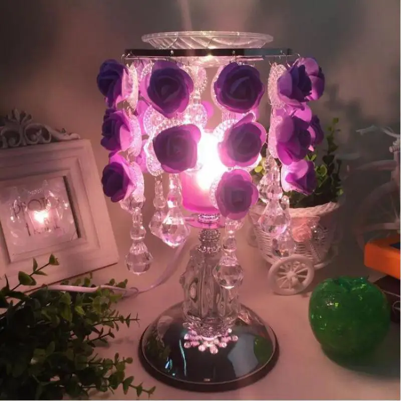 

Свадебная розовая ароматерапия, настольная лампа, прикроватный столик, освещение для спальни, розовые настольные лампы для спальни