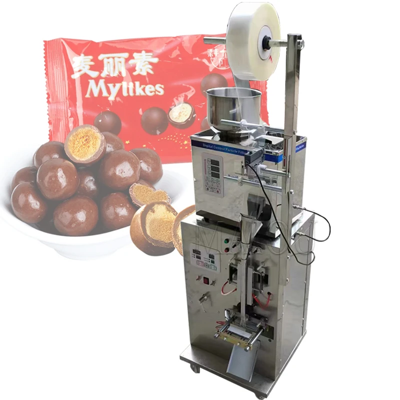 

Food Sugar Salt Spice Powder Pepper Coffee Sachets Grains Beans Packaging Sealing Machine Weighing Filling Packaging Machin