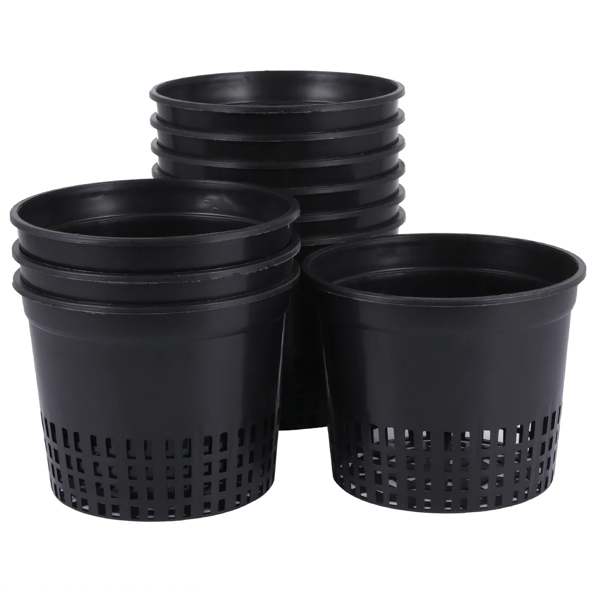 

Net Cups Pots Mesh Aquaponics Wide Lip Hydroponic Bucket Grow Potseedling Hydroponics Basket Slotted Supplies Cultivate Cup