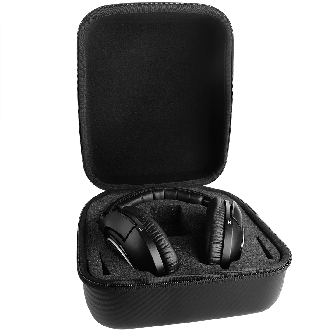 Фото Чехол для наушников Geekria чехол для большого размера для Sennheiser HD 599, 598, AKG K167 Жесткий мобильный защитный ударный беспроводной bluetooth earphone пакет ... №3