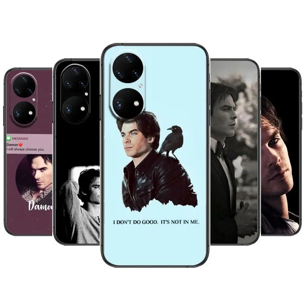 

The Vampire Diaries Phone Case For Huawei p50 P40 p30 P20 10 9 8 Lite E Pro Plus Black Etui Coque Painting Hoesjes comic fas