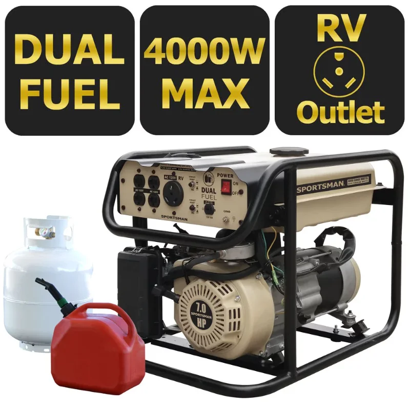 

Sportsman Sandstorm 4000 Watt Dual Fuel Generator - Not CARB Approved