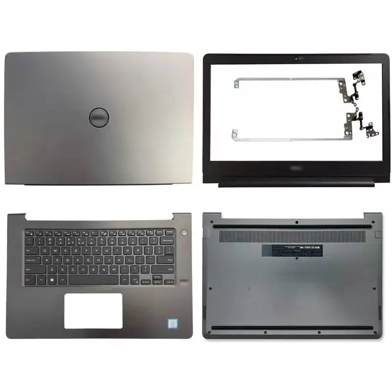 Laptop Case For Dell Vostro 14 5468 V5468 LCD Back Cover/Front Bezel/Hinges/Palmrest/Bottom Base 07DYD6 05T9CW 0D9GDC 06X5HF  - buy with discount