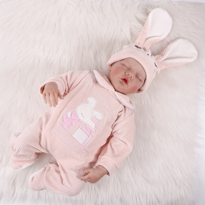 15 7 дюймов Reborns Новорожденные Двойные мягкие одежды жизнь как с закрытым глазом