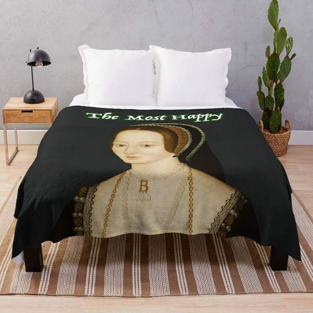 Anne Boleyn The Most Happy Плед для малышей на диван Одеяла
