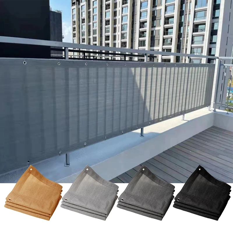 

Sun Shade Nets Balcony Privacy Fence Netting Garden Shelter Screen Sunshade Outdoor Gazebos Sail Awning Terrace Shade Cloth