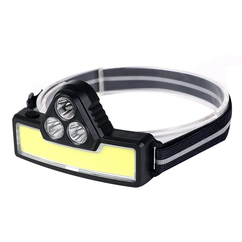 

Super Bright Long Range Headlight USB Rechargeable Waterproof Powerful Head Light Lamp Portable Light Emergency Lamp