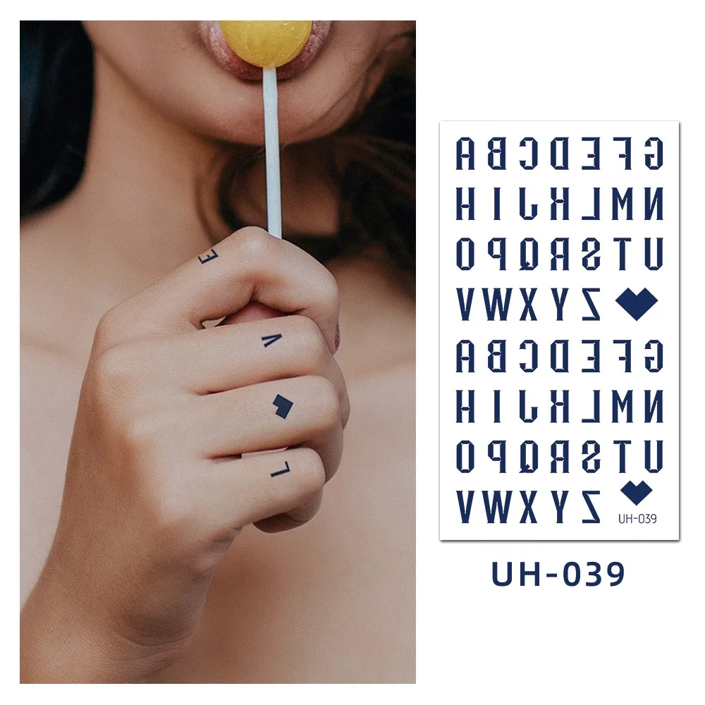 40 видов женское черное кружевное тату наклейка временные полосы дизайн боди-арт