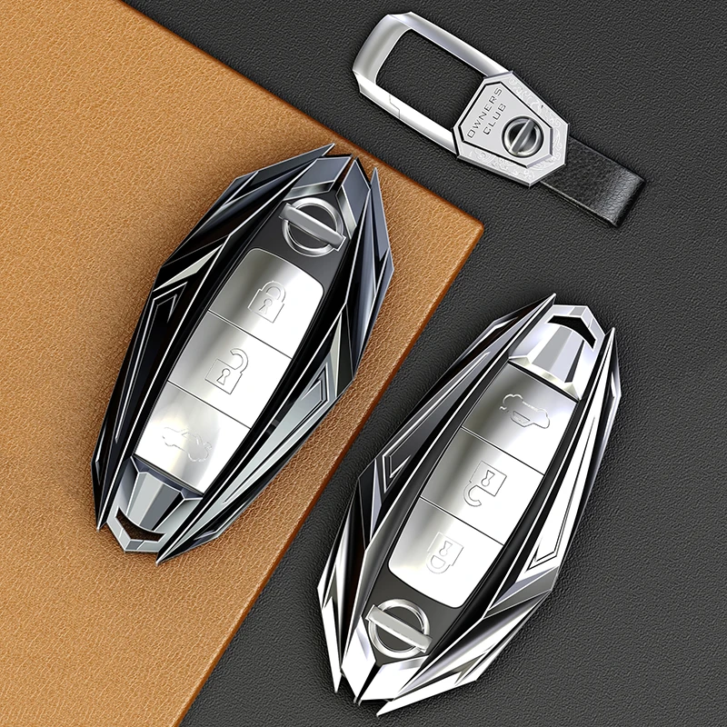 

Car Key Fob Cover Case Holder Shell for Nissan Qashqai J10 J11 X-Trail T31 T32 Kicks Tiida Pathfinder Murano Note Juke Keychains