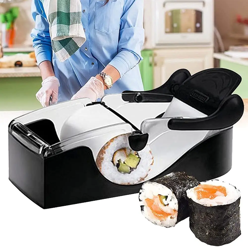 

Sushi Maker Roller Equipment Perfect Roll Sushi Machine DIY Easy Kitchen Magic Gadget kitchen Accessories Non Stick Lunch Bento