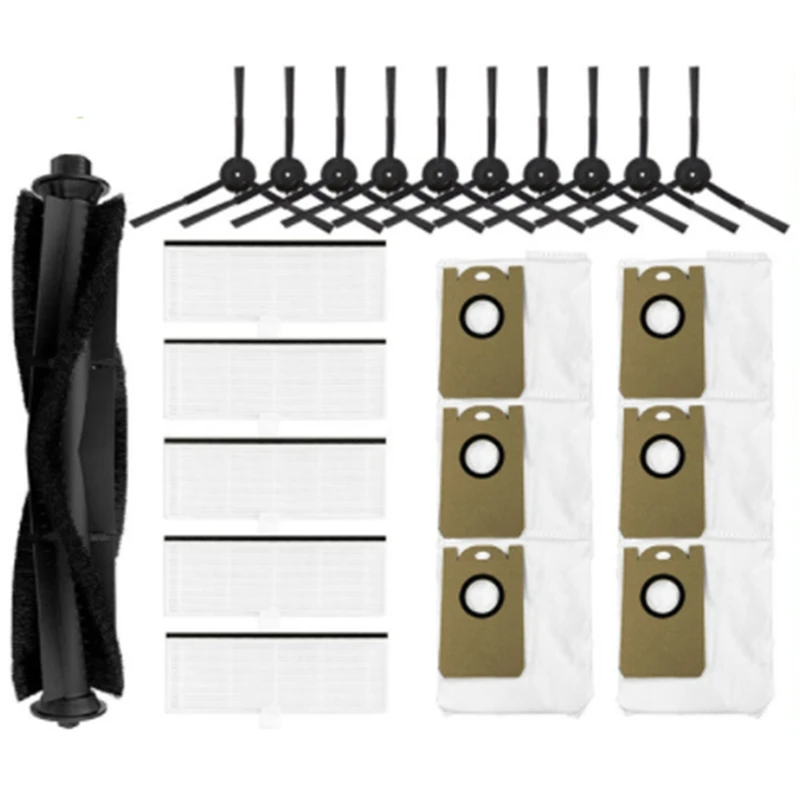 

Main Side Brush Hepa Filter Dust Bag Replacement Parts For Xiaomi Viomi S9 Robot Vacuum Cleaner Spare Accessories