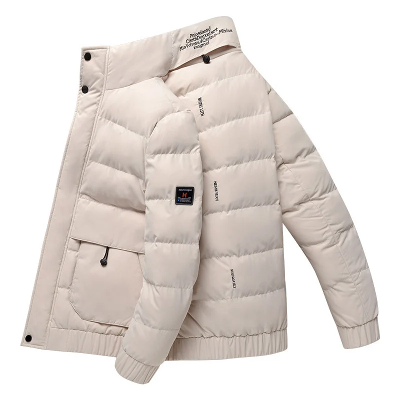 Masculine Men's for Winter Cotton Fashion Male Jacket Autumn Trench Man Outerwear Casual Parkas Men Coats
