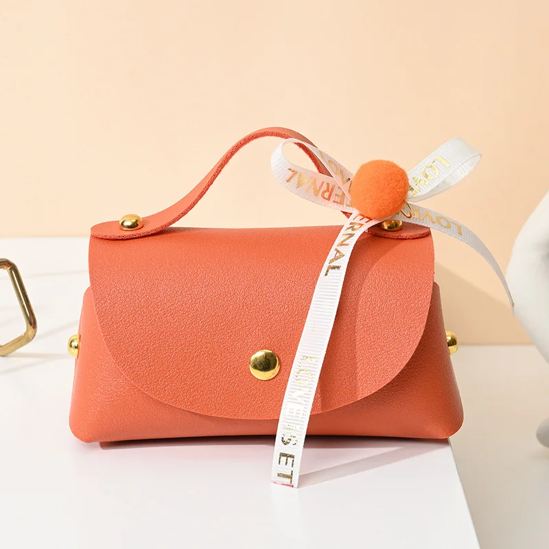 Кожаные подарочные сумки с бантом и лентой 5 шт.