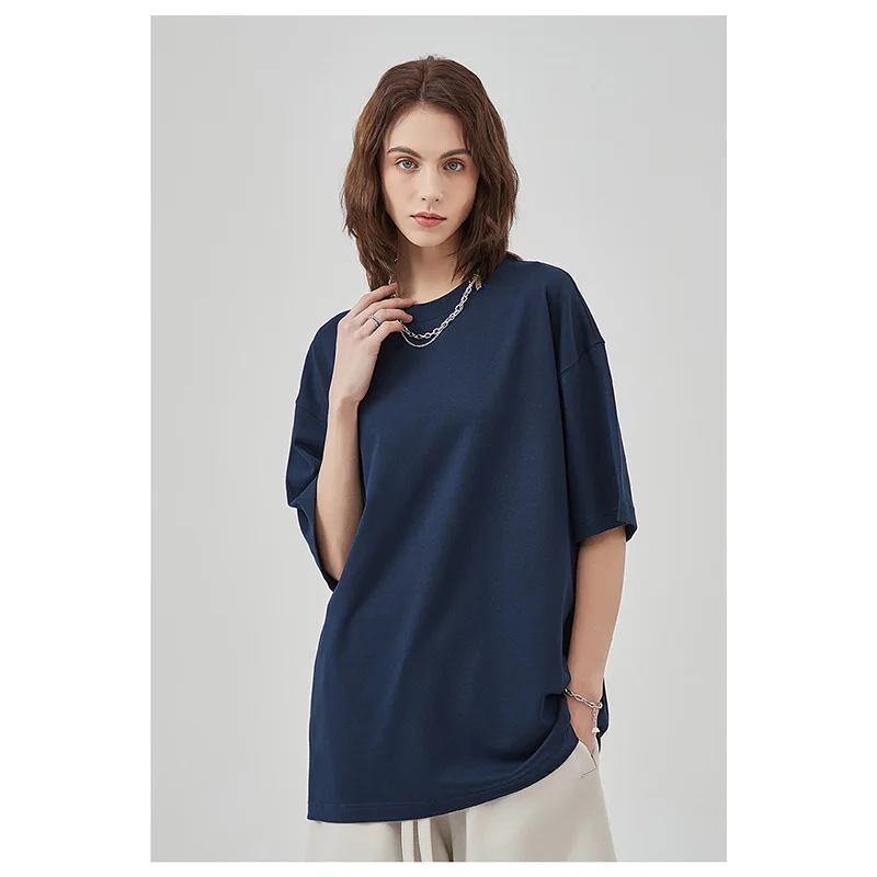 

CHICVOY Summer Mens T Shirt Women Solid Shirts Oversized Hip Hop Short Sleeve Knitted Cotton Casual Gothic Streetwear Tops Tees