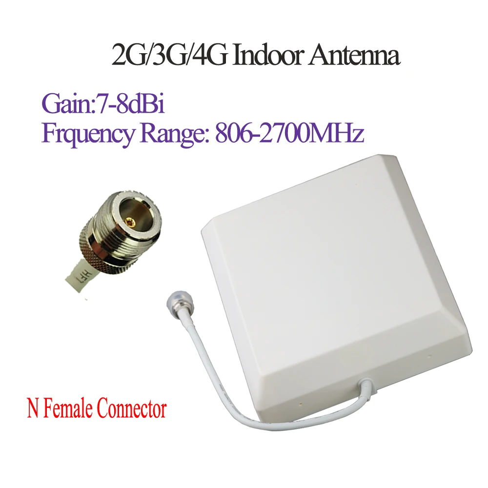 ZQTMAX 806 - 2700MHz Panel Antenna for 2G 3G 4G CDMA GSM DCS PCS UMTS LTE indoor Signal booster antenna